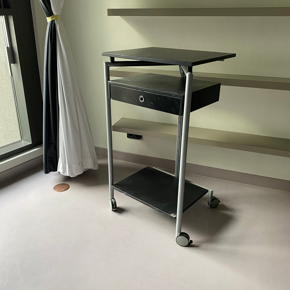 Sedus Pult gebraucht schwarz Holz mit Schublade