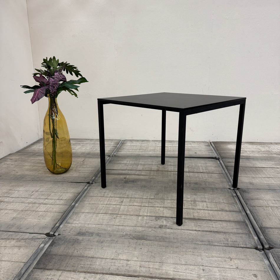 Brunner Tisch Quadratisch Schwarz Metall Holz Werkstoff Bürotisch Gebraucht