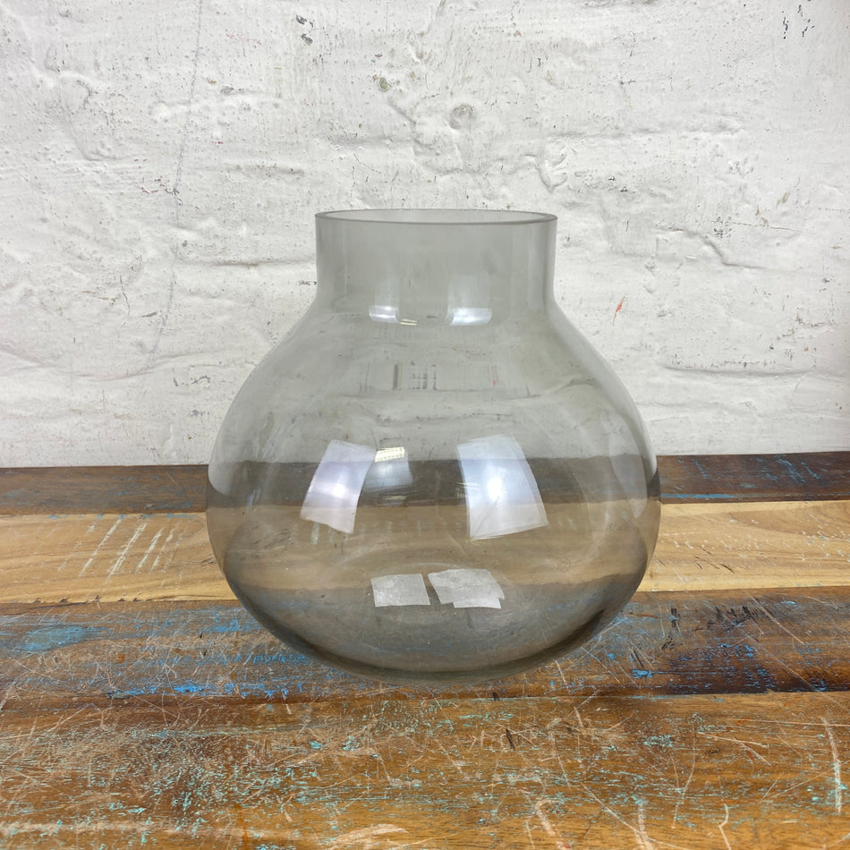 Vase transparent 20cm Blumenvase Deko