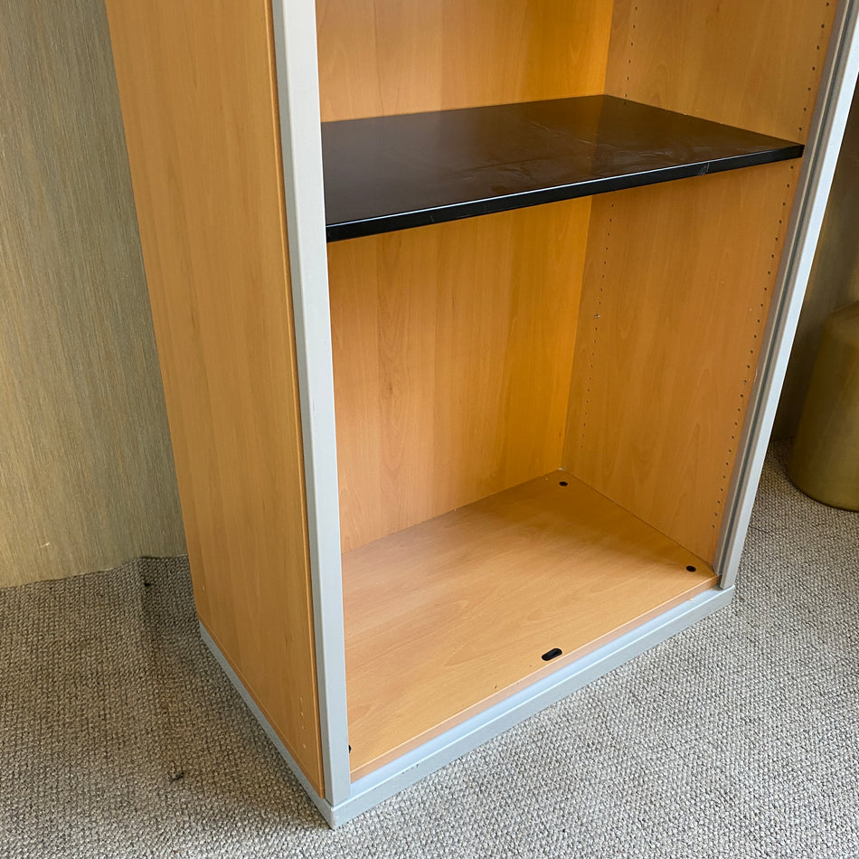Steelcase Aktenschrank gebraucht Holz silbern Büro Schrank 6 OH