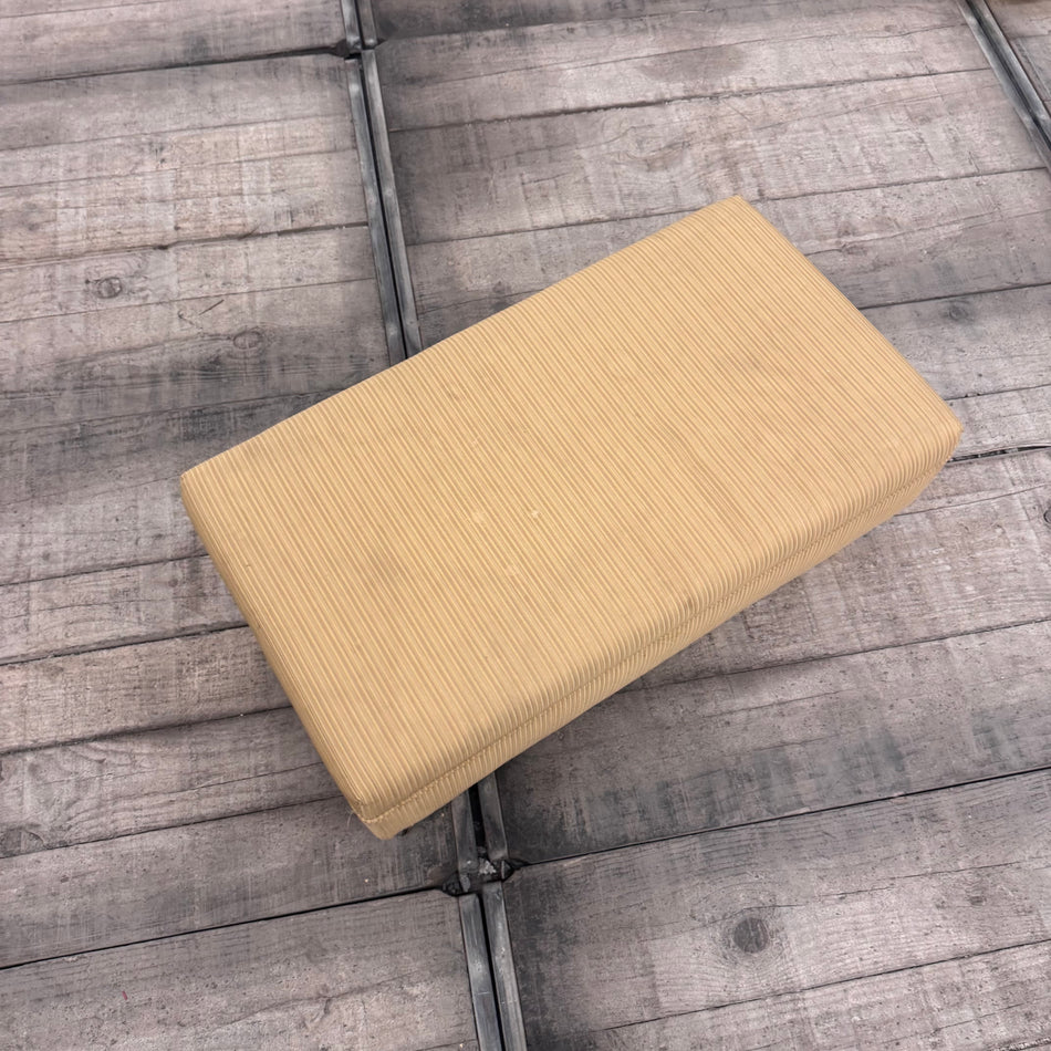 Polsterbank Beige Gestreift Mit Rollen Bank Bettbank Hocker Sitzbank Gebraucht