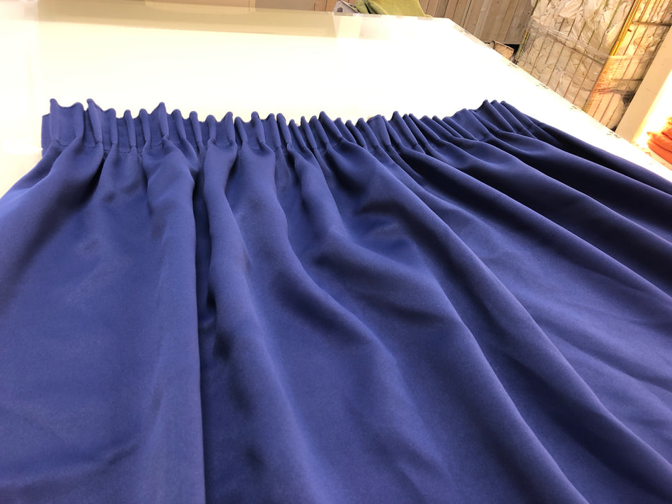 Gardine Vorhang Verdunkler 185x160 dunkelblau gebraucht