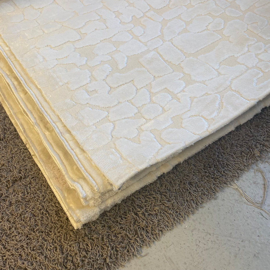 Teppich Creme Steinoptik – Neuware – 120 x 180cm