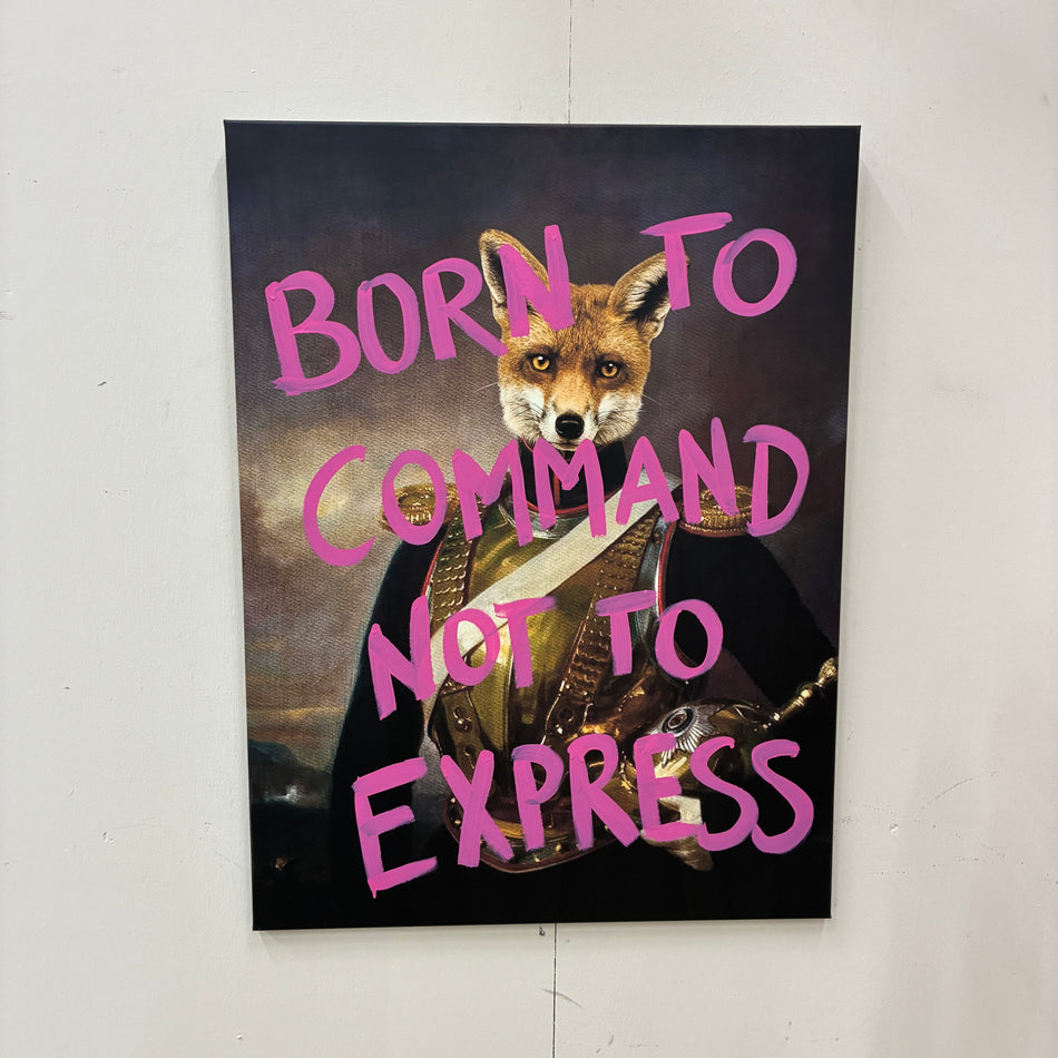 Thomas Klotz "Fuchs" Kunstdruck auf Leinwand 100x75 Wandbild Deko
