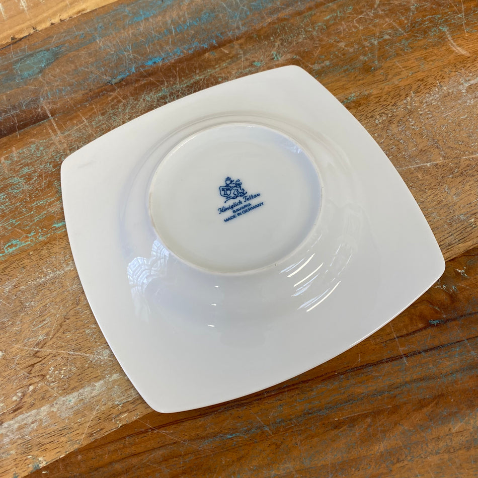 Tettau Jade Untertasse eckig 17cm weiß