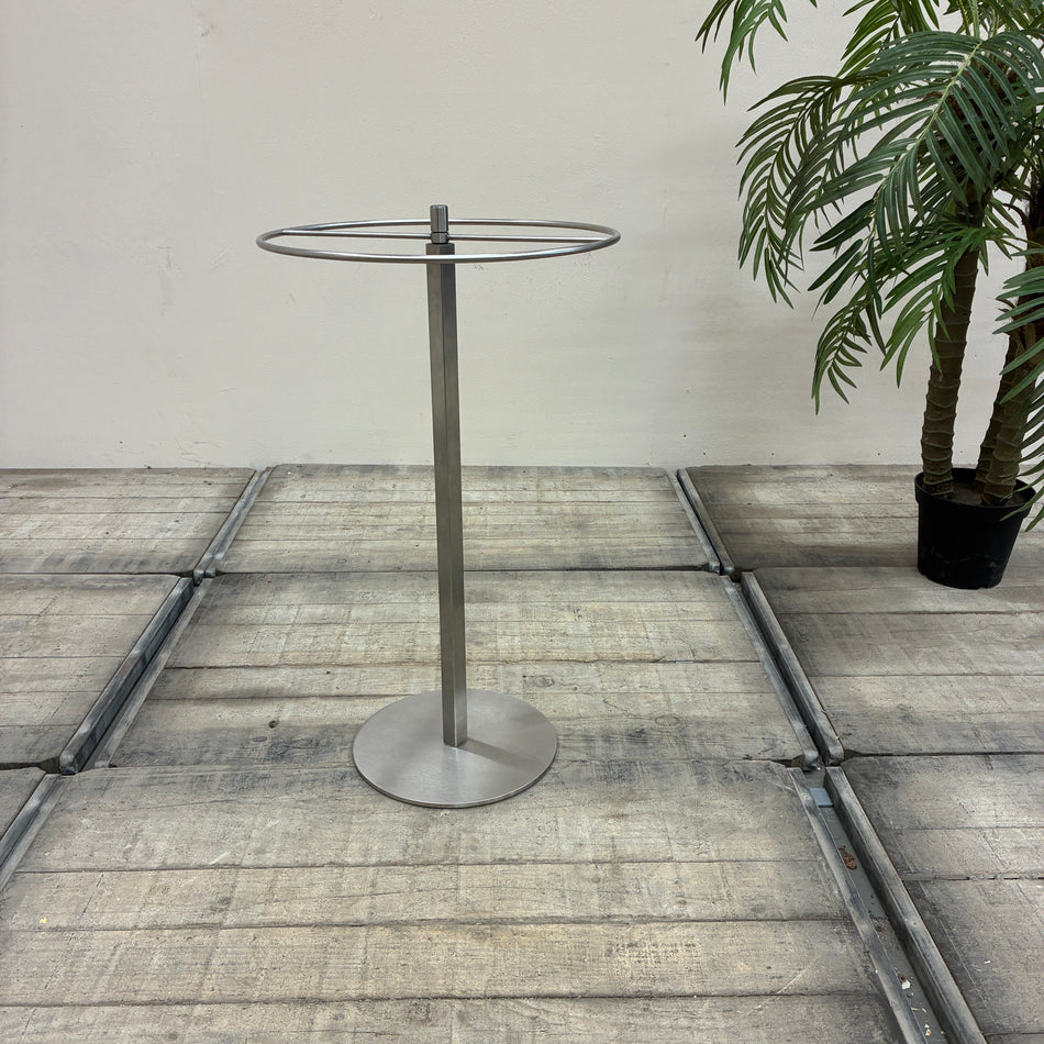 Präsentationsständer Rund Edelstahl Design Tischdisplay Ladenmöbel Gebraucht