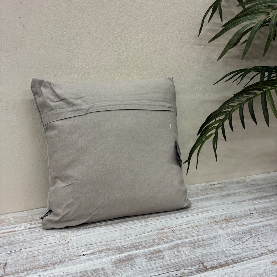 Unique Living Nika Kissen grau Stoff 45x45 Kissen Neuware