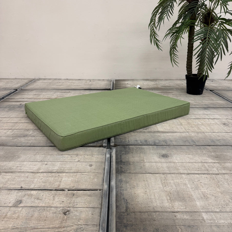 Outdoor Sitzkissen Madison Grün 120x80 Wetterfest Gartenkissen Neu Überproduktion