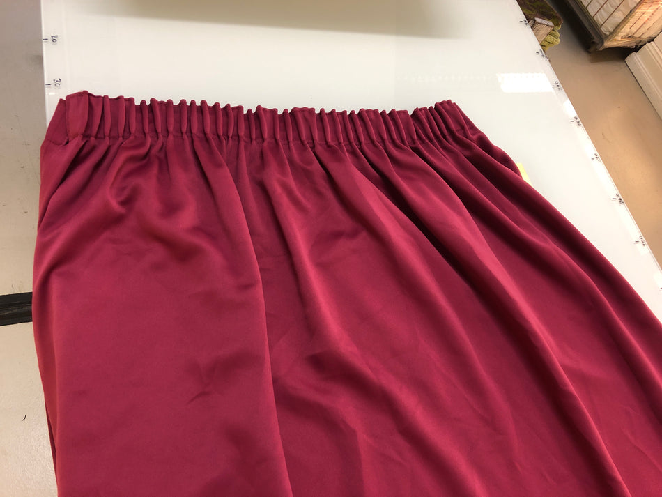 Gardine Vorhang Verdunkler 185x160 dunkelrot gebraucht