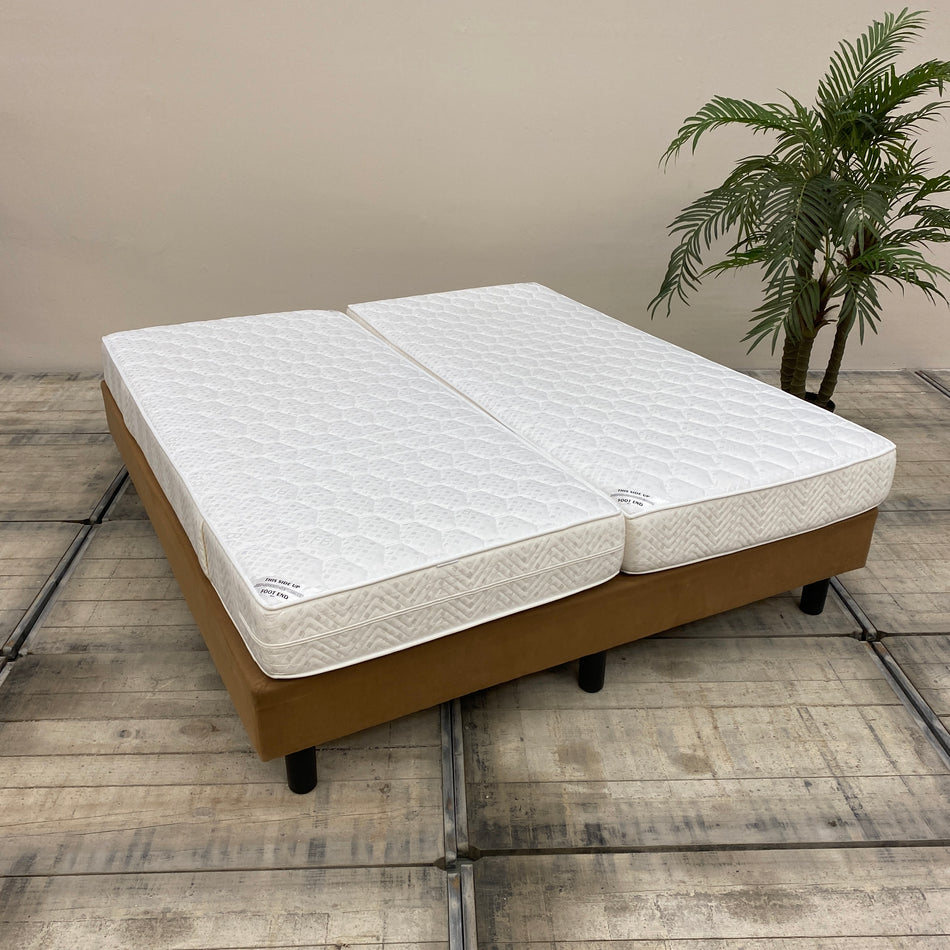 Boxspringbett 180x200 Braun Inkl. Federkern Matratze Bett Gebraucht