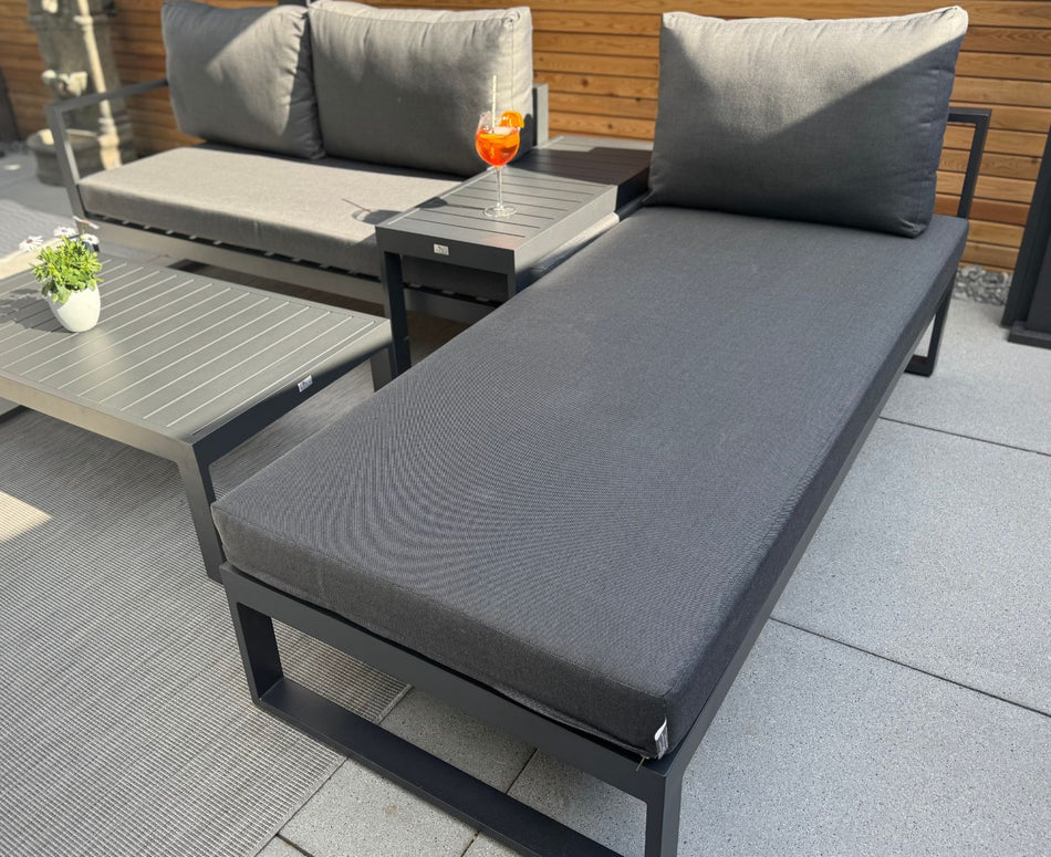Outdoor Lounge Chaise Lounge Navarino Anthrazit