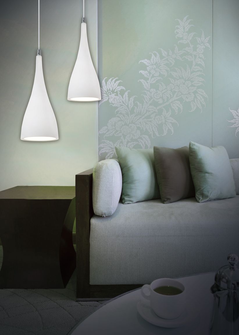 Lima Pendelleuchte LED Ø15cm Weiß Deckenlampe Lampe