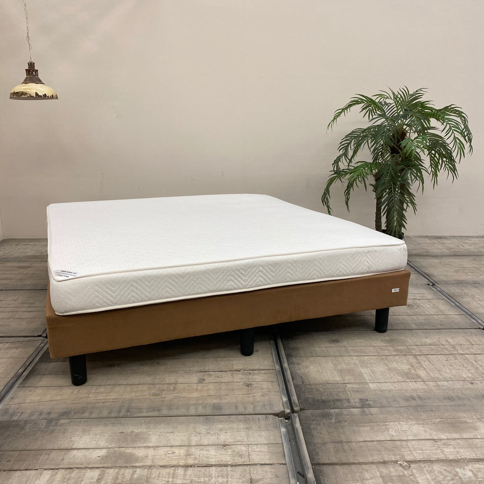 Boxspringbett 180x200 Braun Inkl. Federkern Matratze Bett Gebraucht