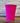 Abfalleimer pink Kunststoff mit Deckel 18,5cm