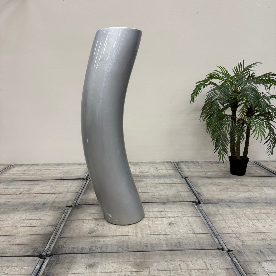 Design Blumenkübel Silber Pflanzkübel Kübel gebraucht