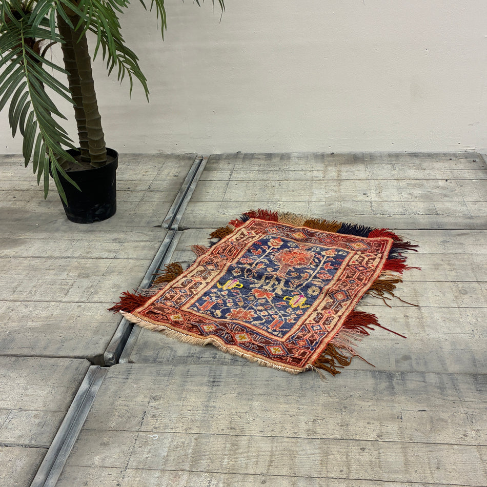Orientalischer Teppich Vintage 54x72 Gemustert Gebetsteppich