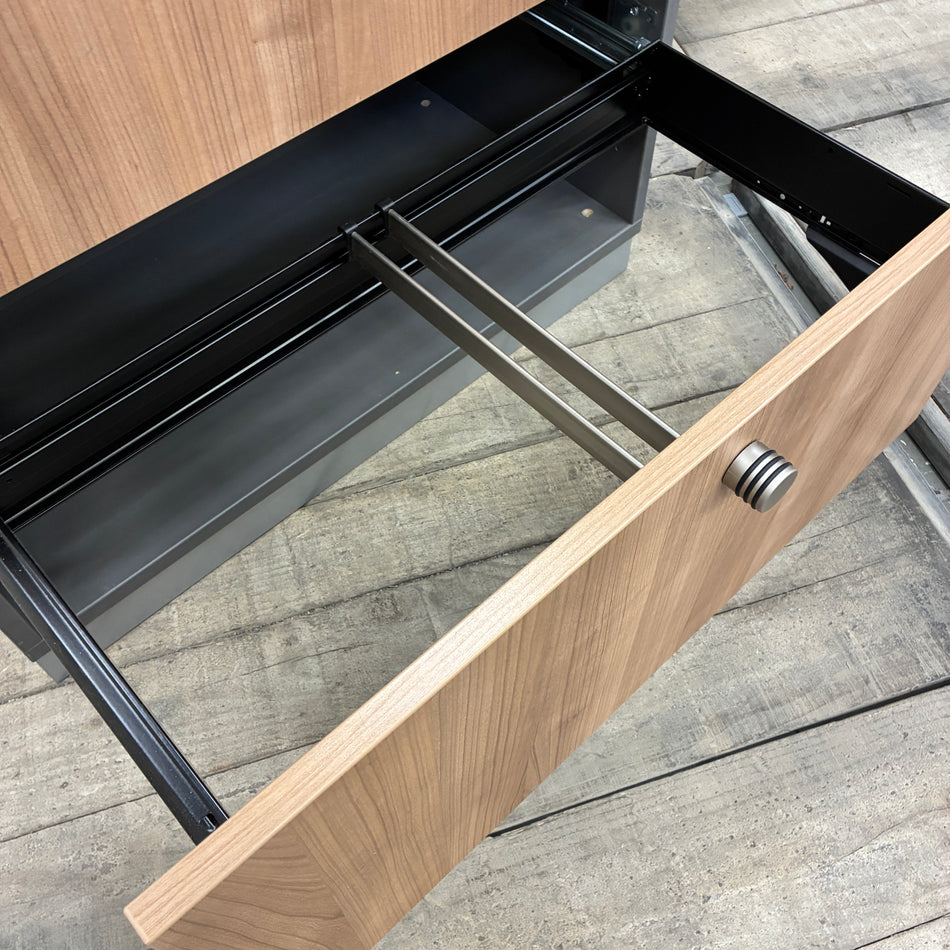 Aktenschrank Hängeregister Holz mit Schubladen Büro Schrank Gebraucht