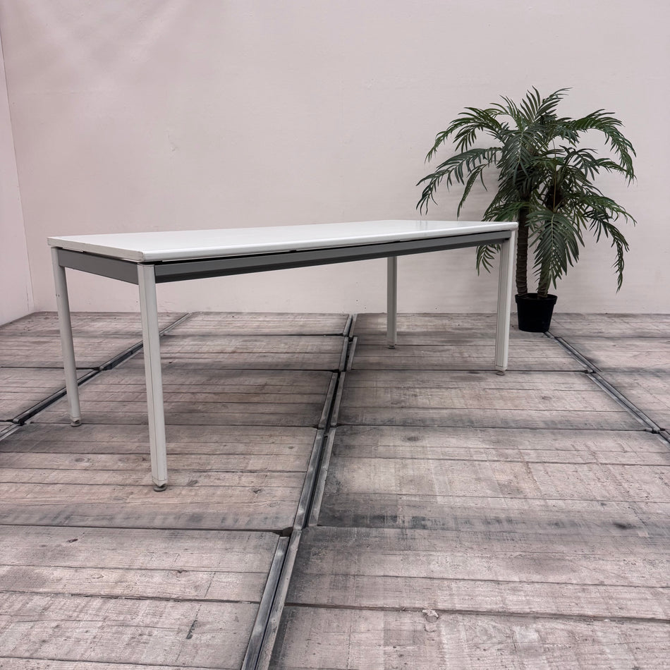 Vario Schreibtisch Weiß 180x80 Tisch Bürotisch Gebraucht