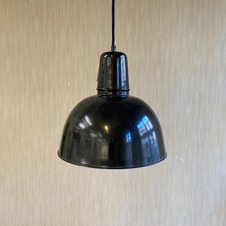 Industrial Deckenlampe schwarz Metall 30cm Lampe