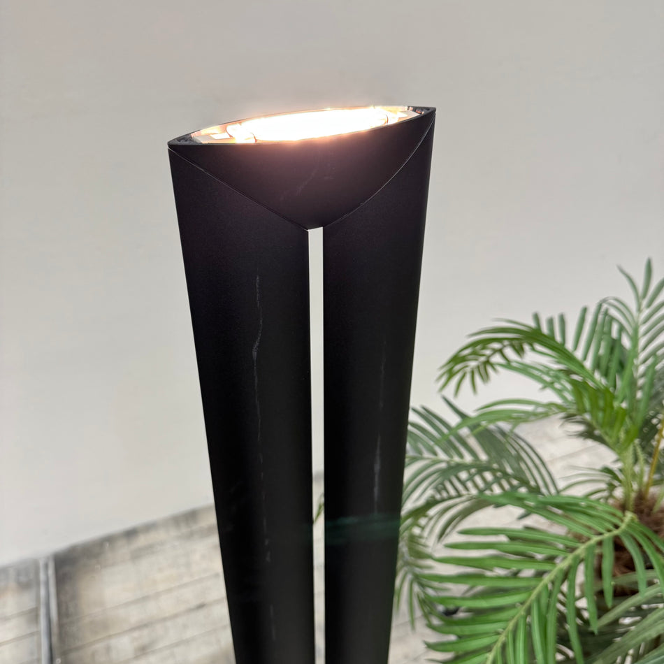 Belux Stehlampe Schwarz Design Lampe Deckenfluter Gebraucht