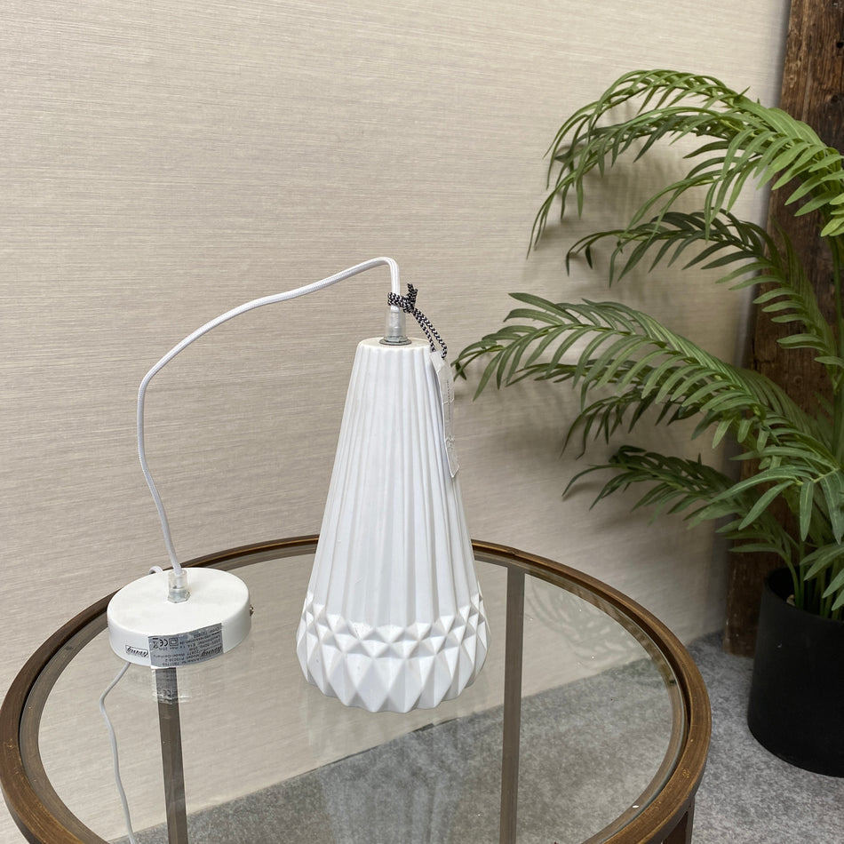 Impressionen Living Deckenlampe neuwertig weiß  Lampe