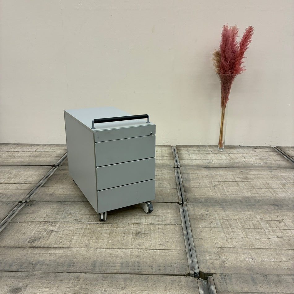 Planmöbel Rollcontainer Lichtgrau 4 Schubladen Büro Container Gebraucht