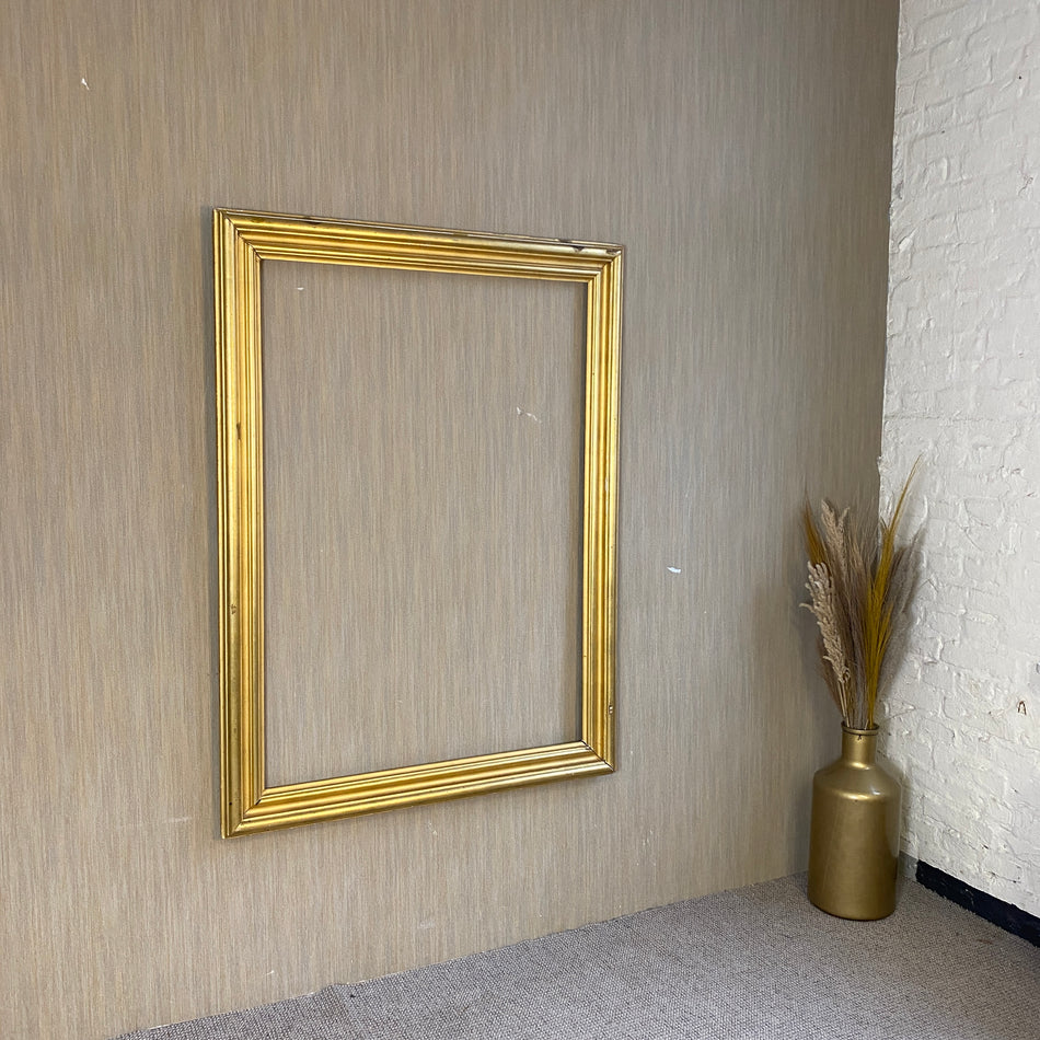 Rahmen antik golden Holz 100x140cm Bilderrahmen