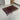 Vintage Tasche antik 70x110cm rot gemustert