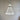 Deckenlampe weiß Metall Federball Optik Lampe 50cm