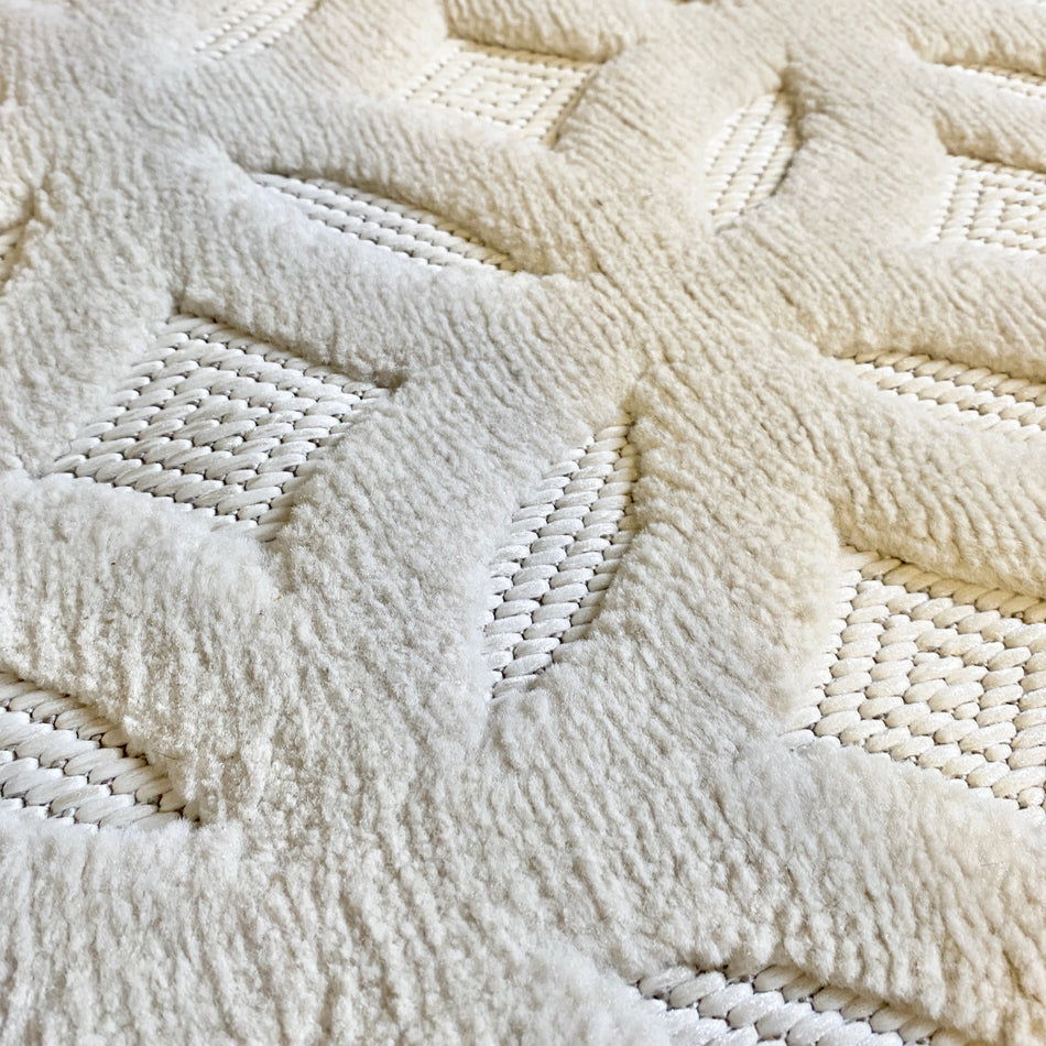 Benuta Bonte Teppich 160×230 cm – Creme – moderner Hoch-Tief-Teppich mit 3D-Struktur