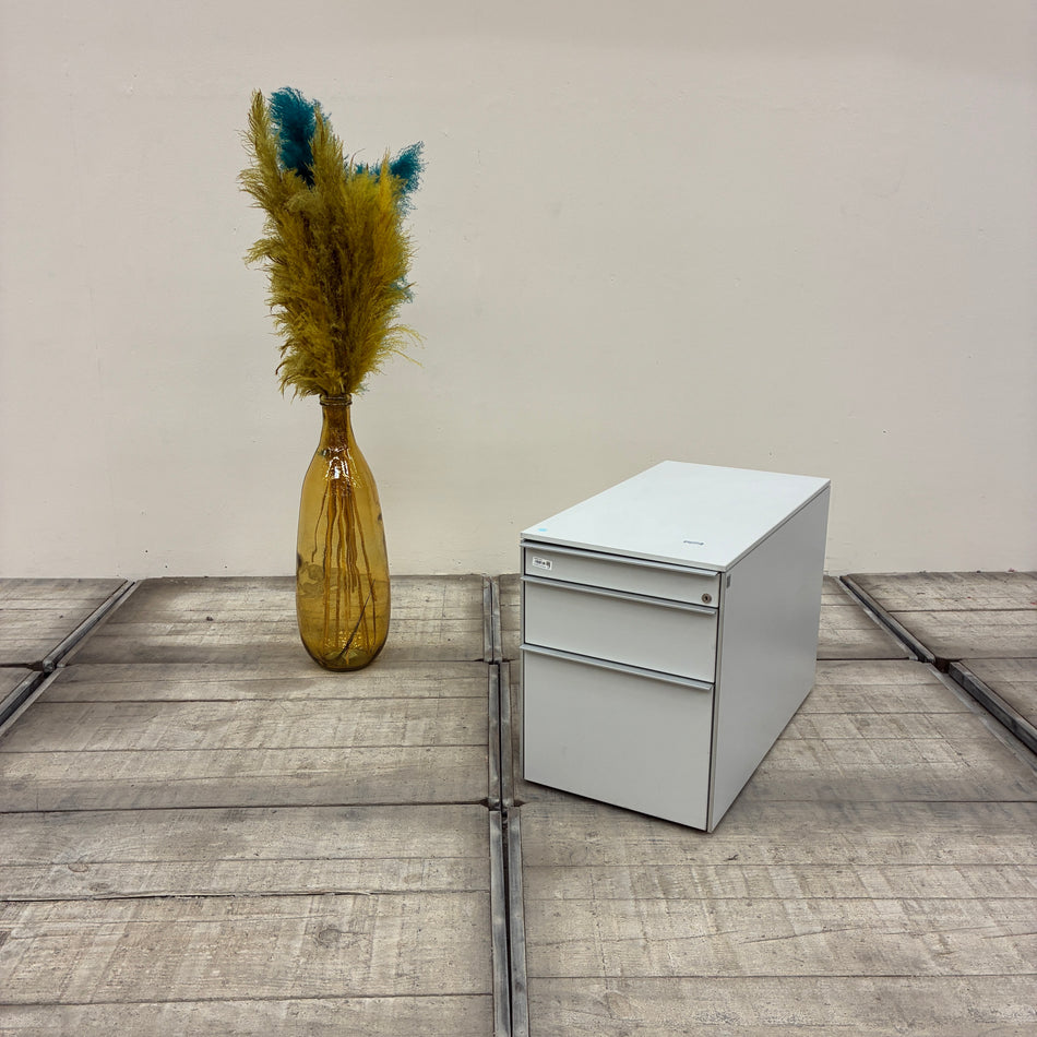 Wini Rollcontainer Weiß 3 Schubladen Büro Gebraucht