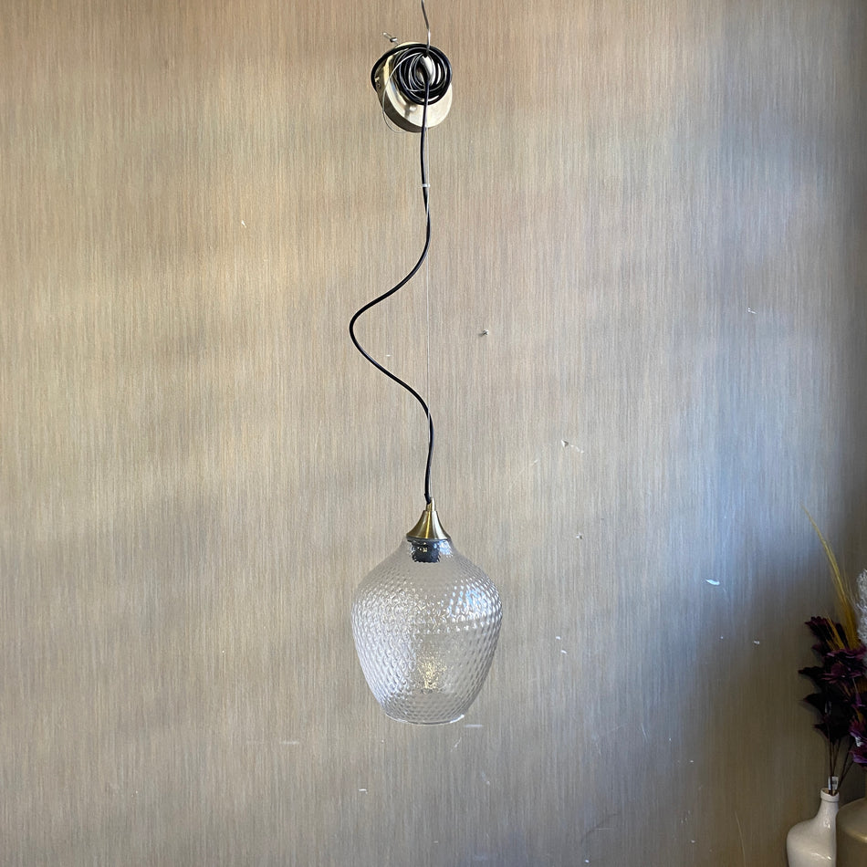 Hängelampe Glas Deckenlampe Lampe gebraucht