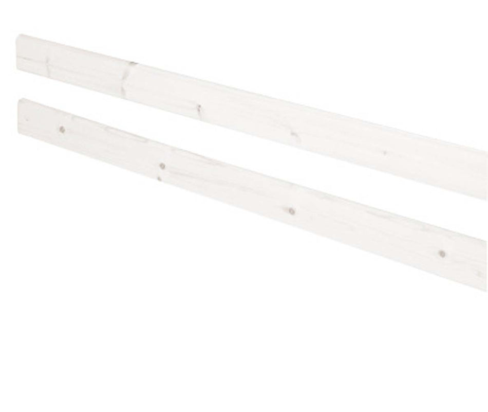 Hintere Absturzsicherung, 200 cm, weiss lasiert