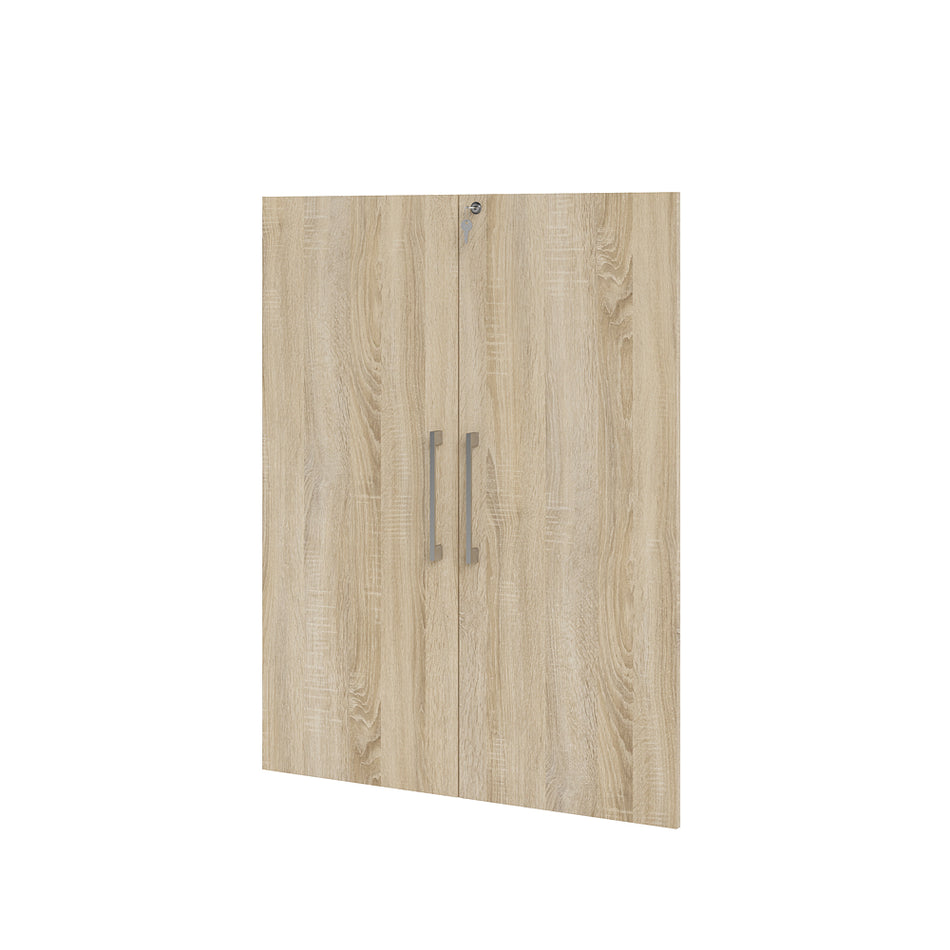 Prima 2er Set Türen abschließbar Eiche Struktur