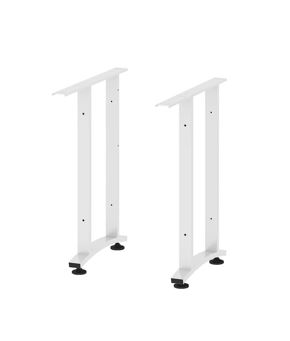 Prima Eckbeine 2er Set, Weiß für Tisch