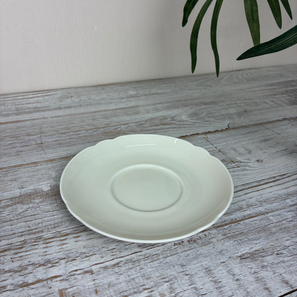 Seltmann Weiden Marie-Luise Untertasse zur Frühstückstasse 16 cm elfenbein