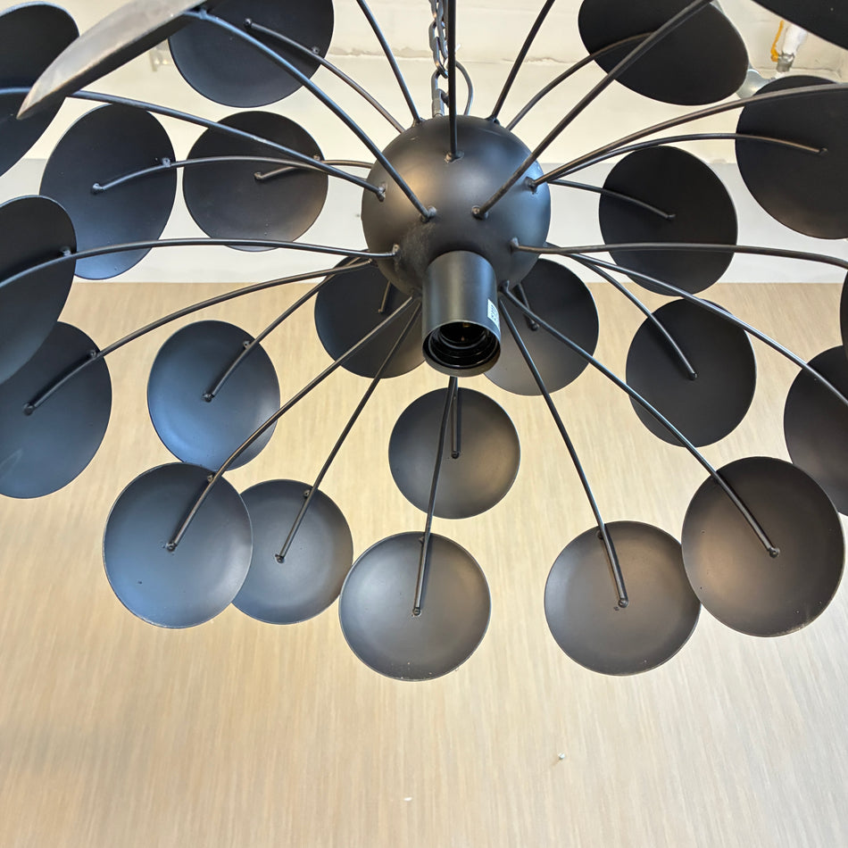 Countryfield Deckenlampe Danby schwarz Metall 5  Lampe0cm