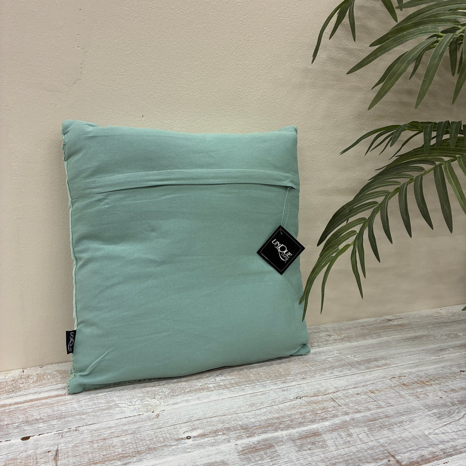 Unique Living Wess Kissen türkis Stoff 45x45 Kissen Neuware