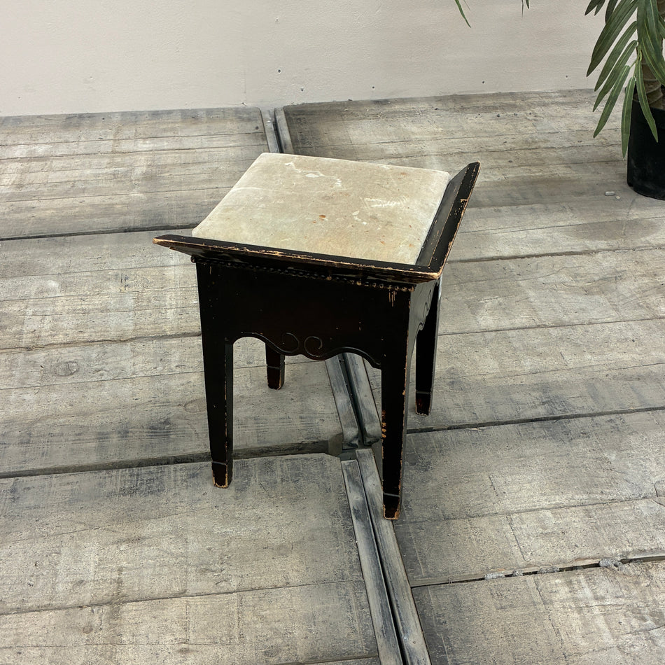 Exklusiver Beistellhocker Vintage Stilmöbel Hocker Tisch Gebraucht