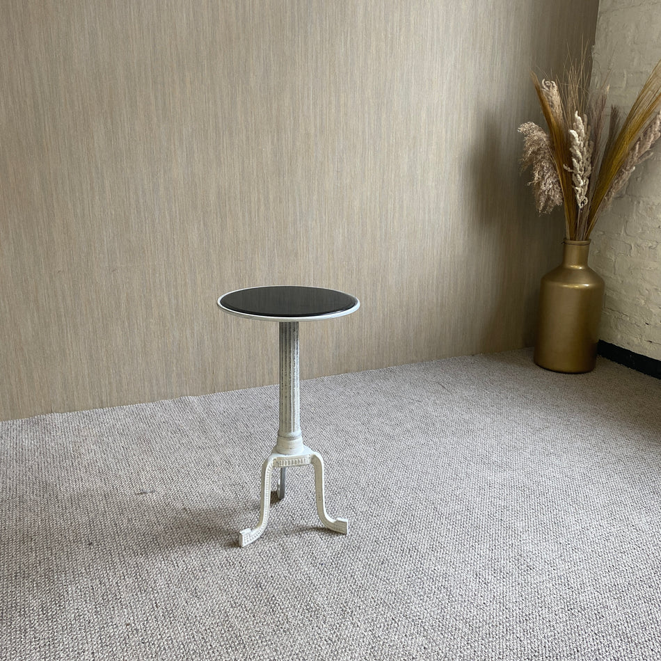 PTMD Cerin Beistelltisch weiß Aluminium weiß 55 cm Tisch