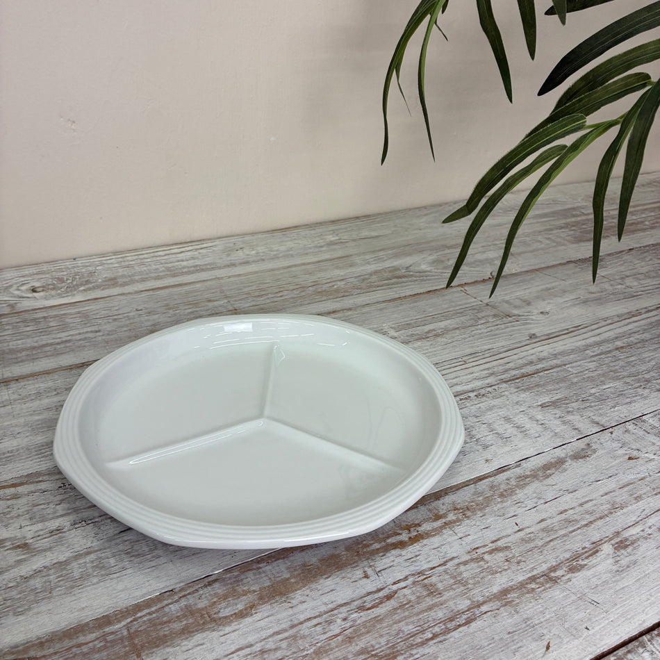 Seltmann Weiden Fondueteller 22,5 cm Abteilteller 3-geteilt Frühstücksteller