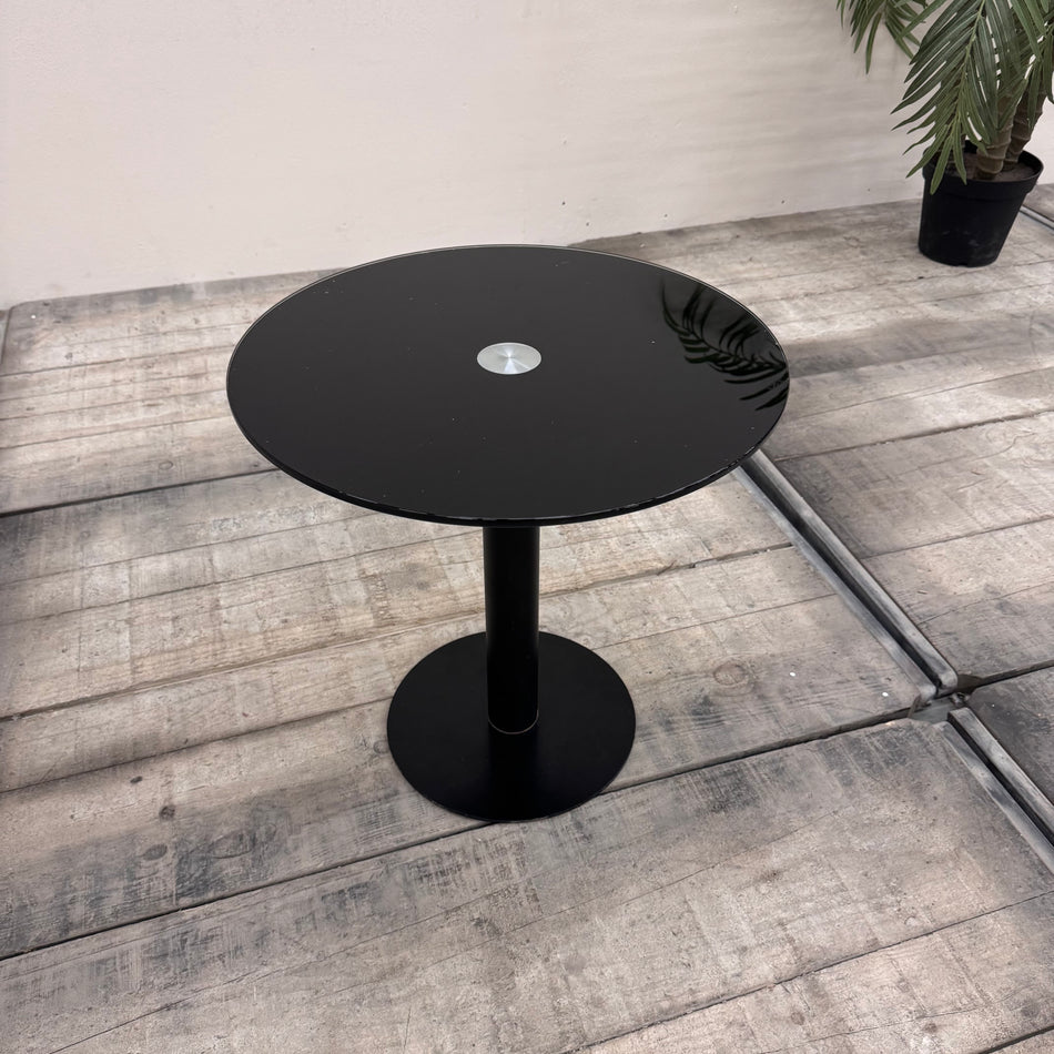 Beistelltisch Rund Glas 50cm Design Tisch Gebraucht