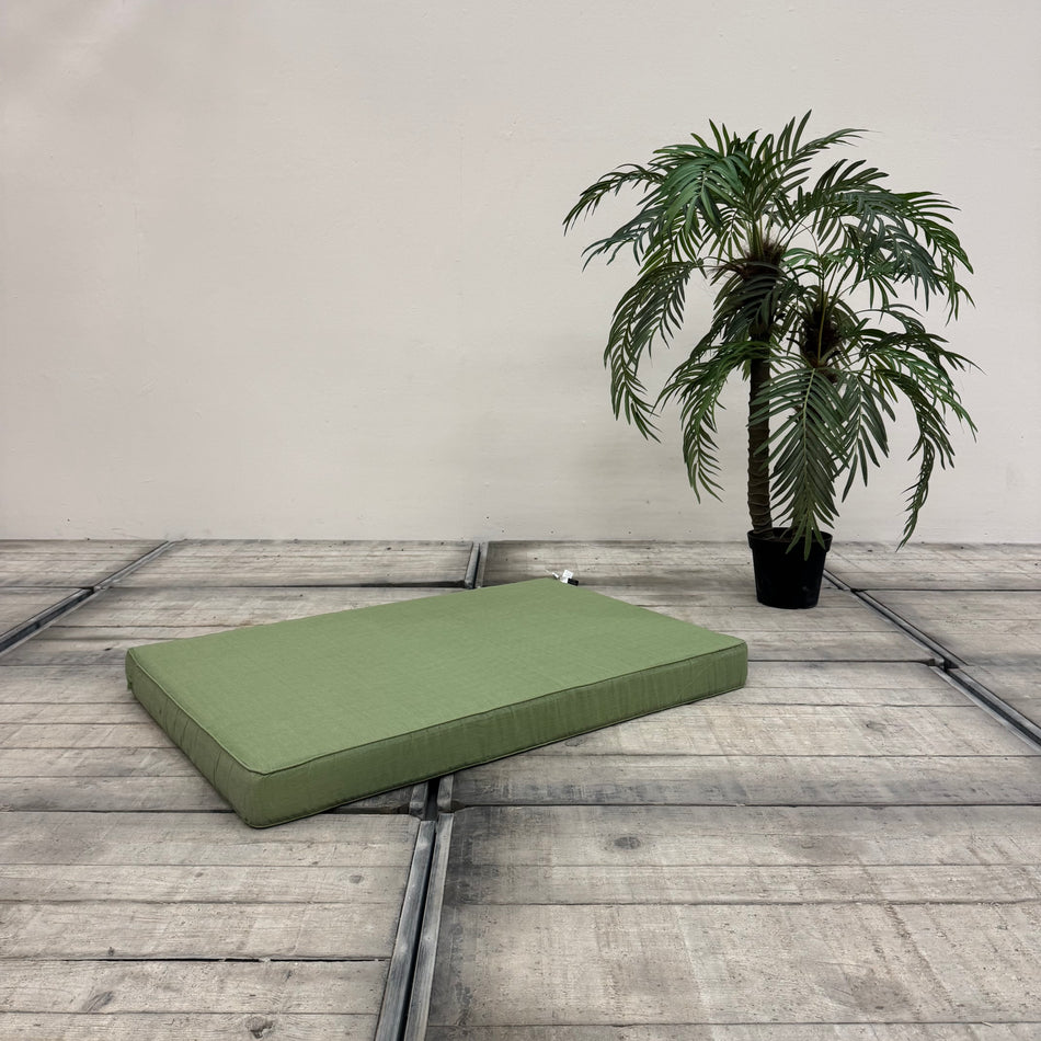 Outdoor Sitzkissen Madison Grün 120x80 Wetterfest Gartenkissen Neu Überproduktion