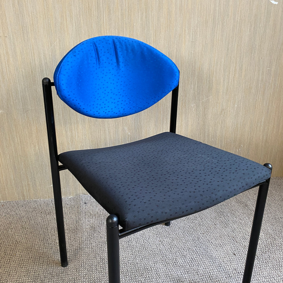 Klöber Stuhl gebraucht schwarz blau Büro