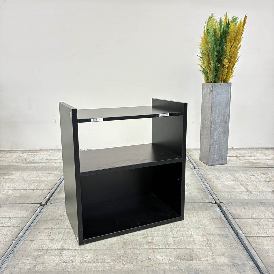 Offenes Regal Schwarz Büroschrank Beistellschrank Regal Gebraucht