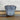 PTMD Shay Blumentopf blau Keramik glasiert Übertopf 17cm Deko