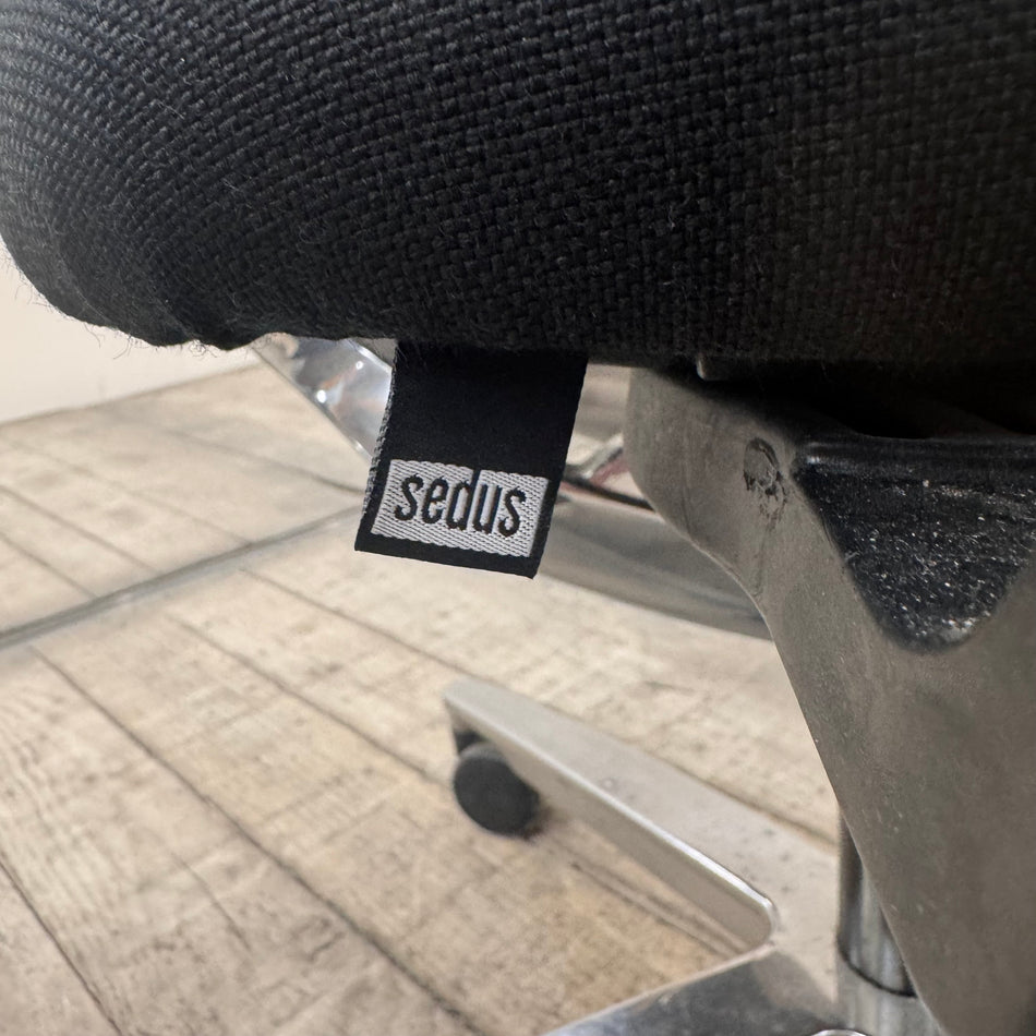 Sedus Early Bird Bürodrehstuhl Schwarz Stoff Ergonomisch Büro Stuhl Gebraucht