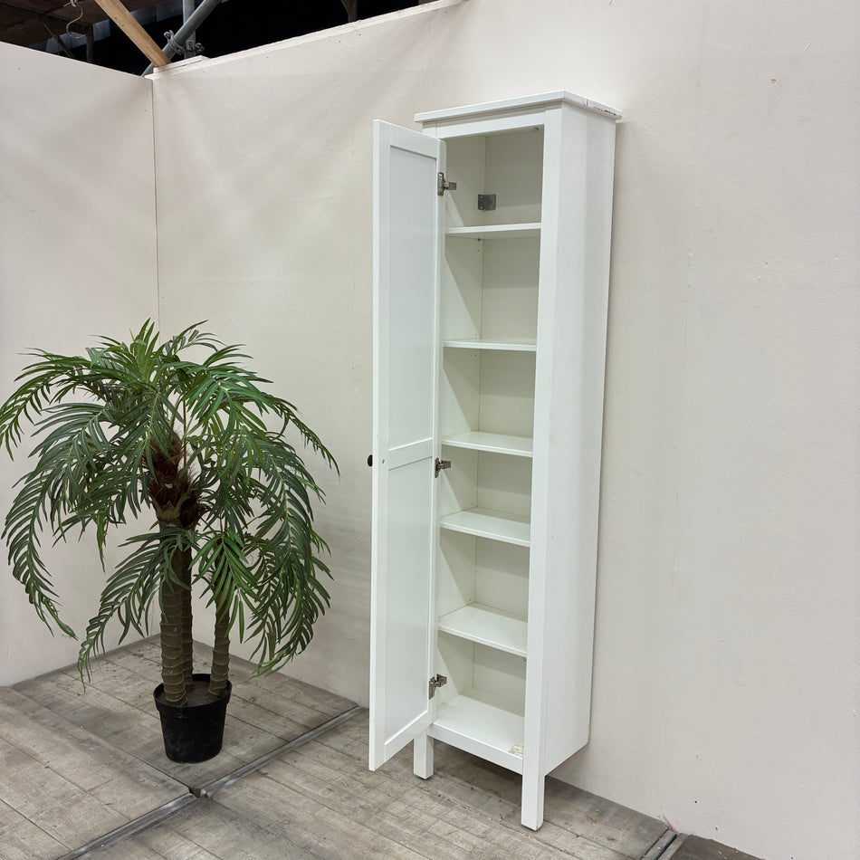 Hochschrank Badschrank Regalschrank Spiegel Weiß Landhaus Schrank Gebraucht