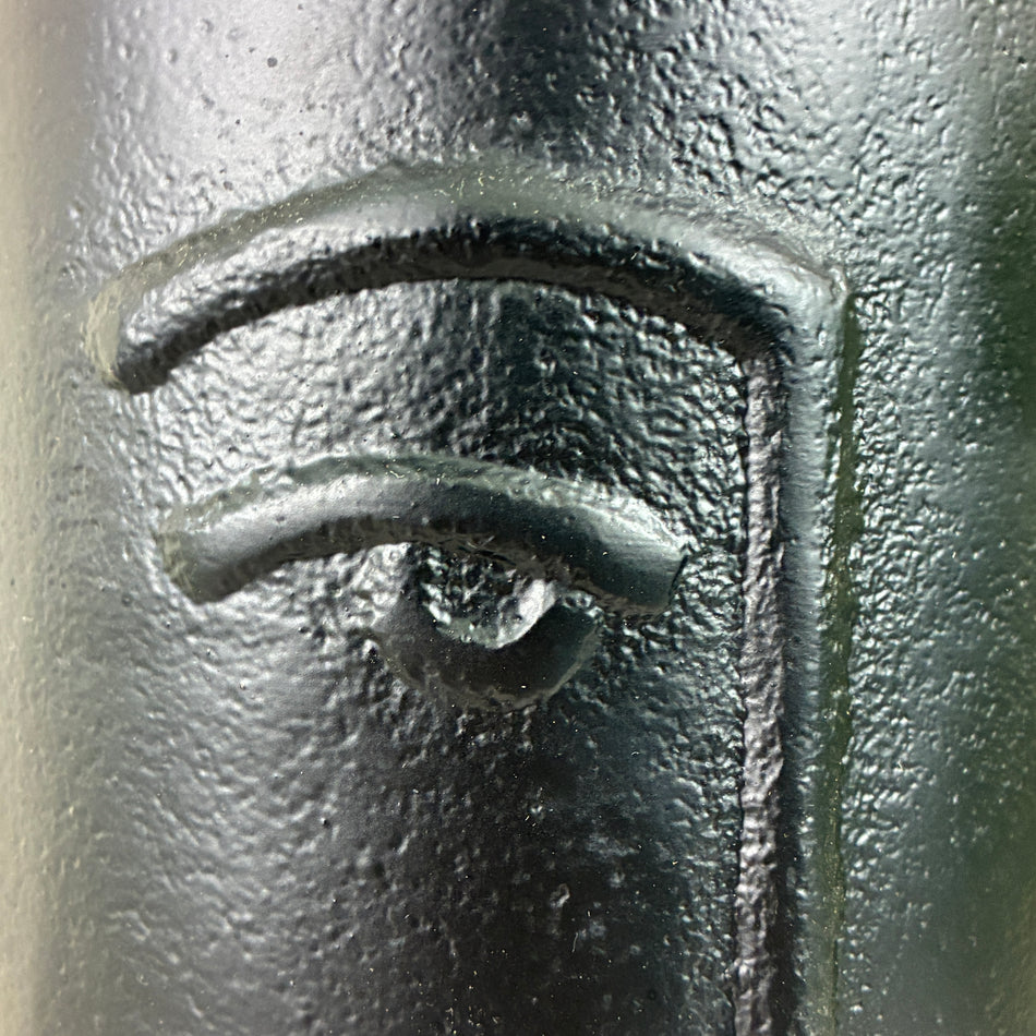 Light & Living Vase Capade Schwarz Gesicht Motiv Dekovase Metall