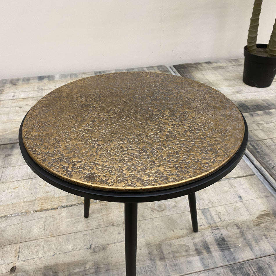 Mansion Beistelltisch Golden Antik Optik 50cm Tisch